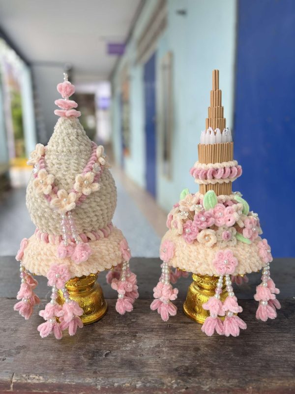 พานไหว้ครูลวดกำมะหยี่ - Image 2