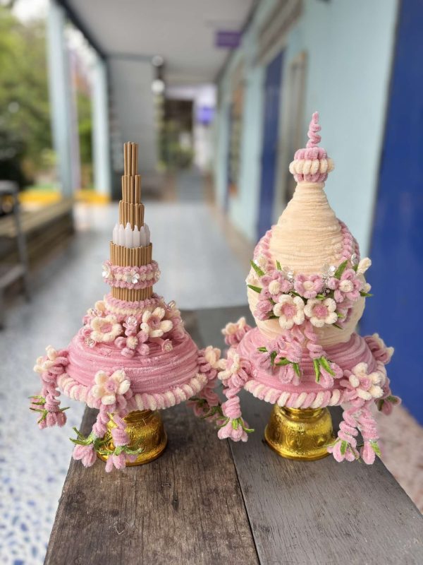 พานไหว้ครูลวดกำมะหยี่ - Image 2